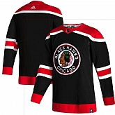 Blackhawks Blank Black 2020-21 Reverse Retro Adidas Jersey Dzhi,baseball caps,new era cap wholesale,wholesale hats